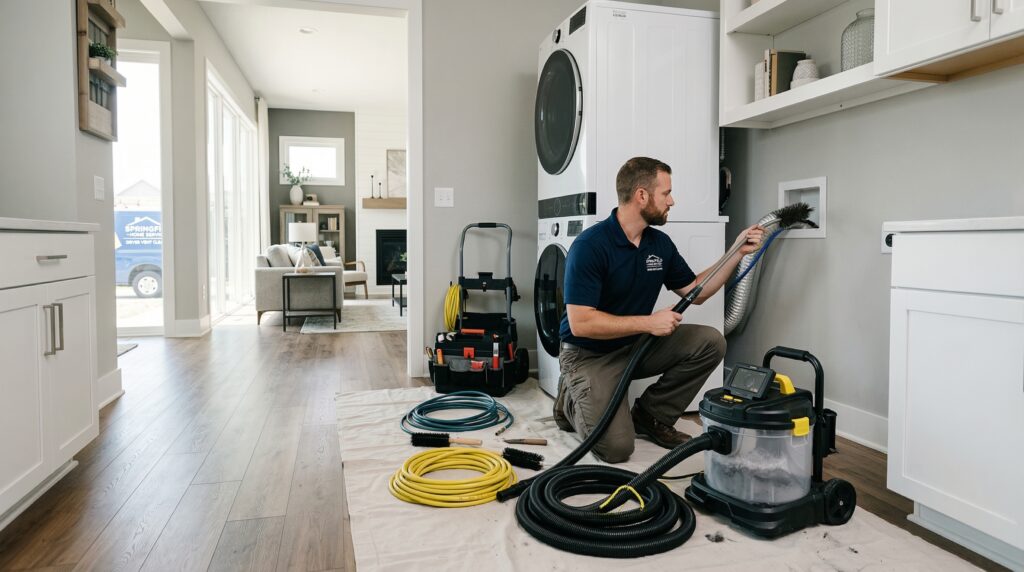 dryer vent cleaning - process landscape